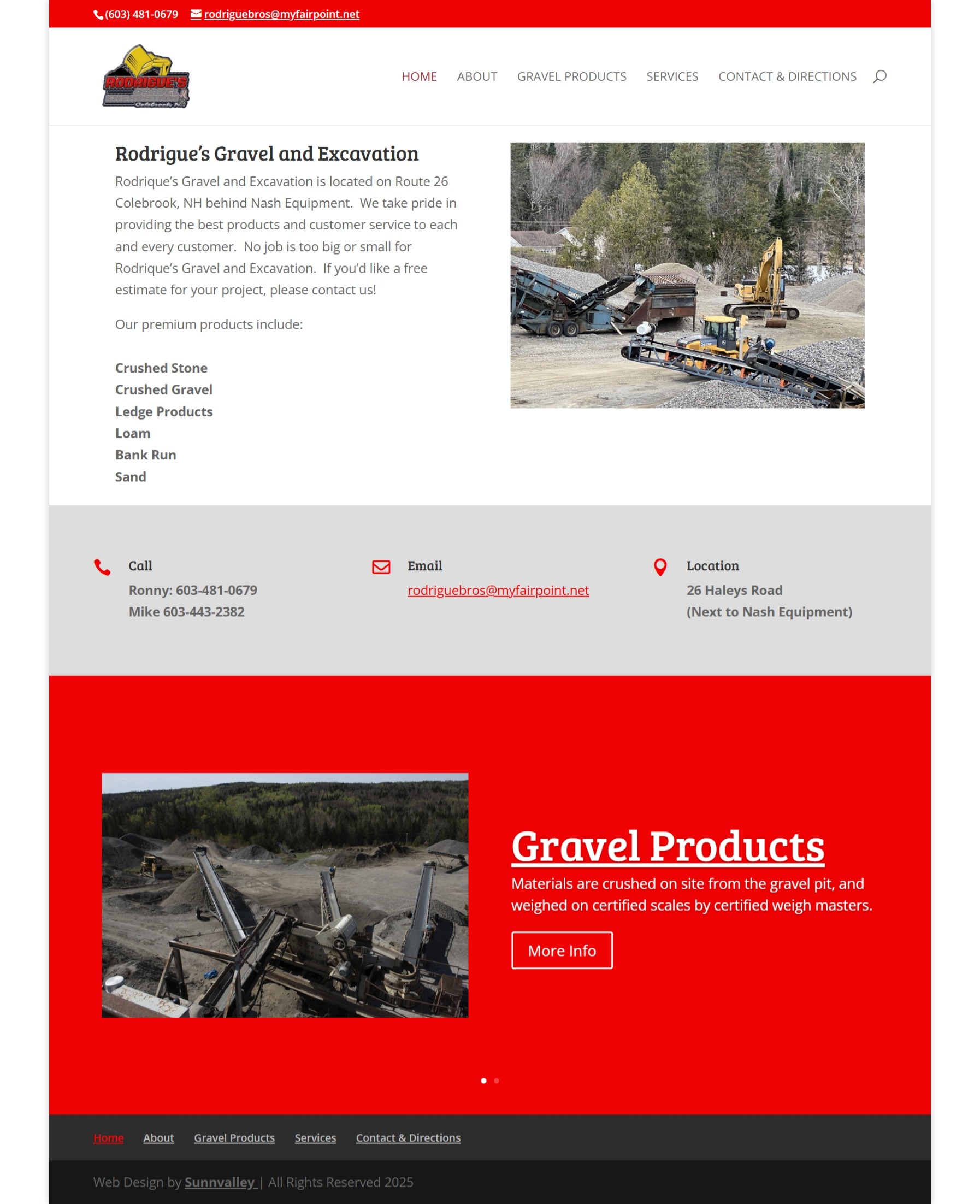 Pioneer Farm Education Center website design by SunnValley LLC, Columbia, NH