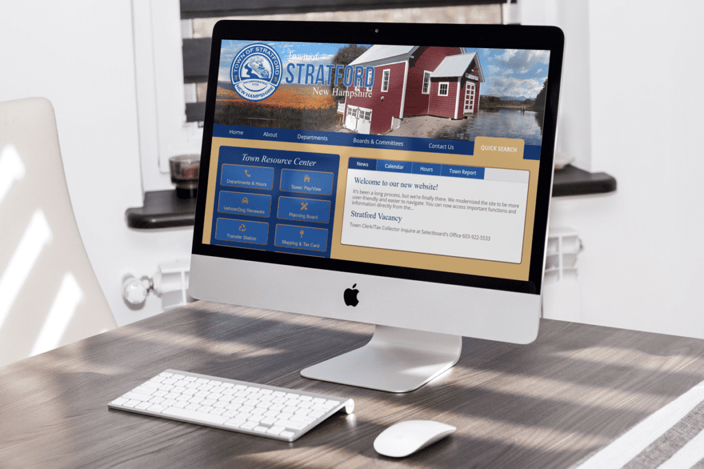 Town of Stratford Municipal Website, Stratford NH Web Design