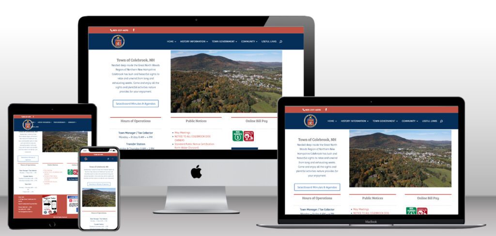 Municipality website for Town of Colebrook, NH. 