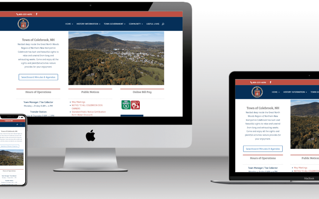 Revamping the Town of Colebrook, NH Website: A Case Study