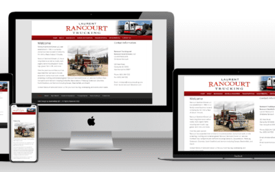 Laurent Rancourt Trucking,  New Website Design Case Study