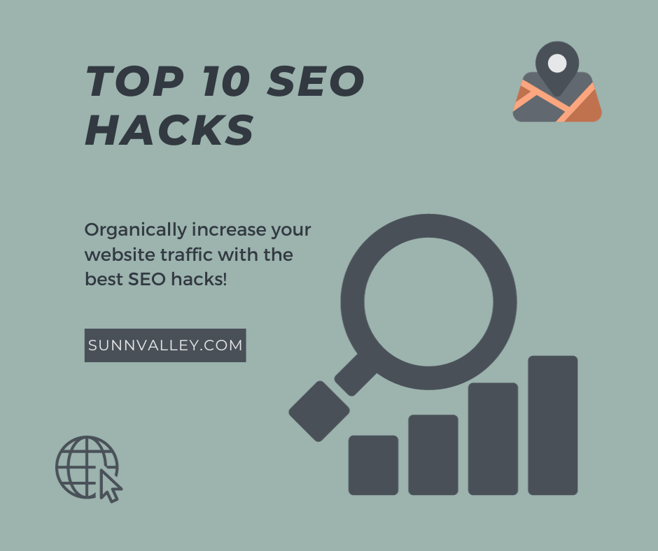 Increase our website traffic with these 10 SEO hacks.