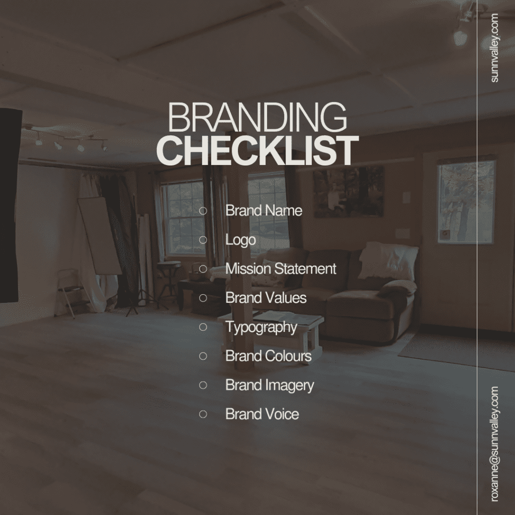 Branding Checklist