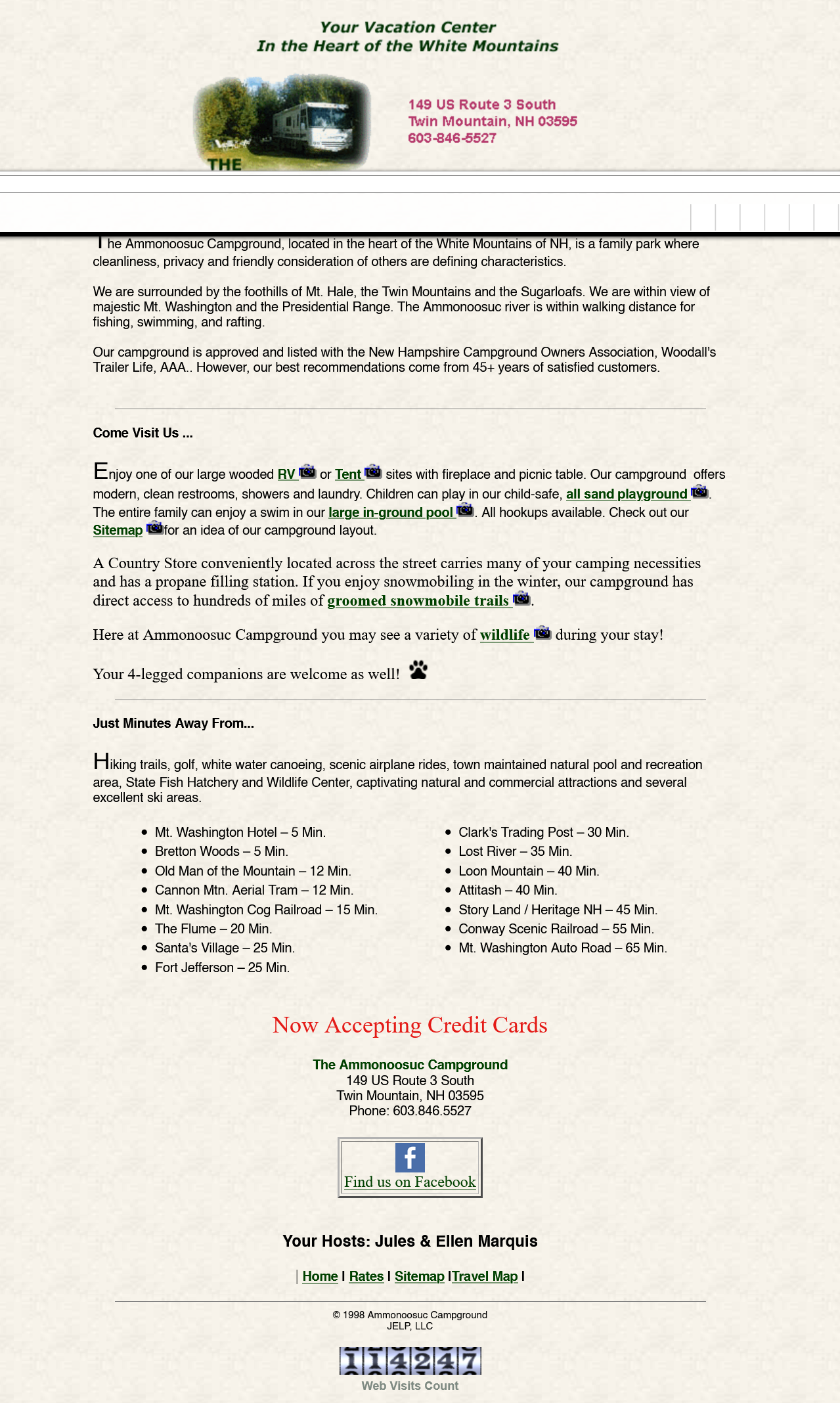 Town of Colebrook, NH web design