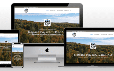 New Website Design and Brand Launch for OTC Rentals: A Four-Season Vacation Stay, Colebrook, NH