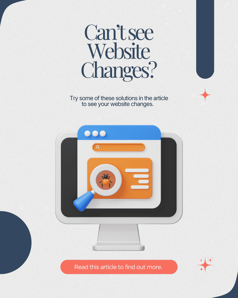 Fix Website Changes Not Showing