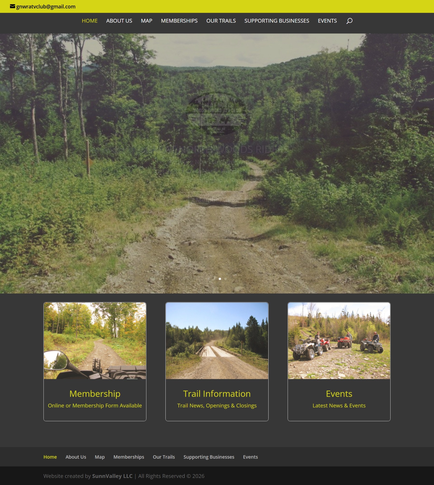 Pioneer Farm Education Center website design by SunnValley LLC, Columbia, NH