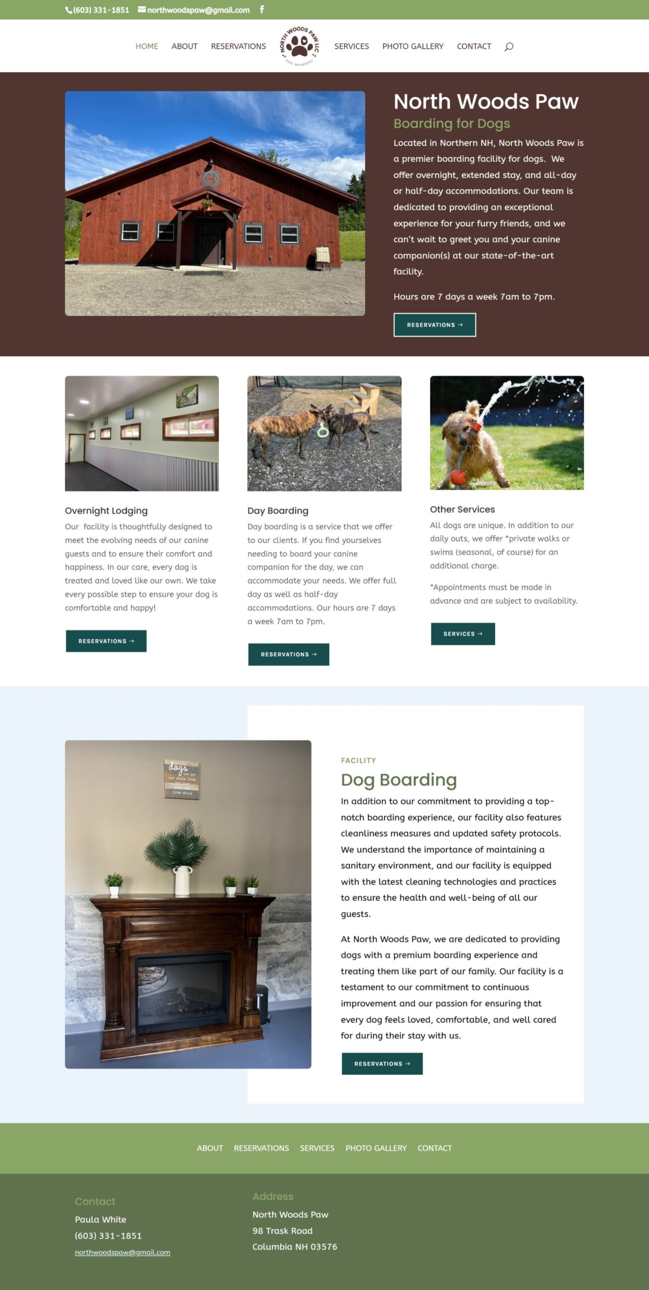 Pioneer Farm Education Center website design by SunnValley LLC, Columbia, NH