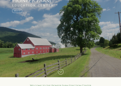 Pioneer Farm Education Center Website